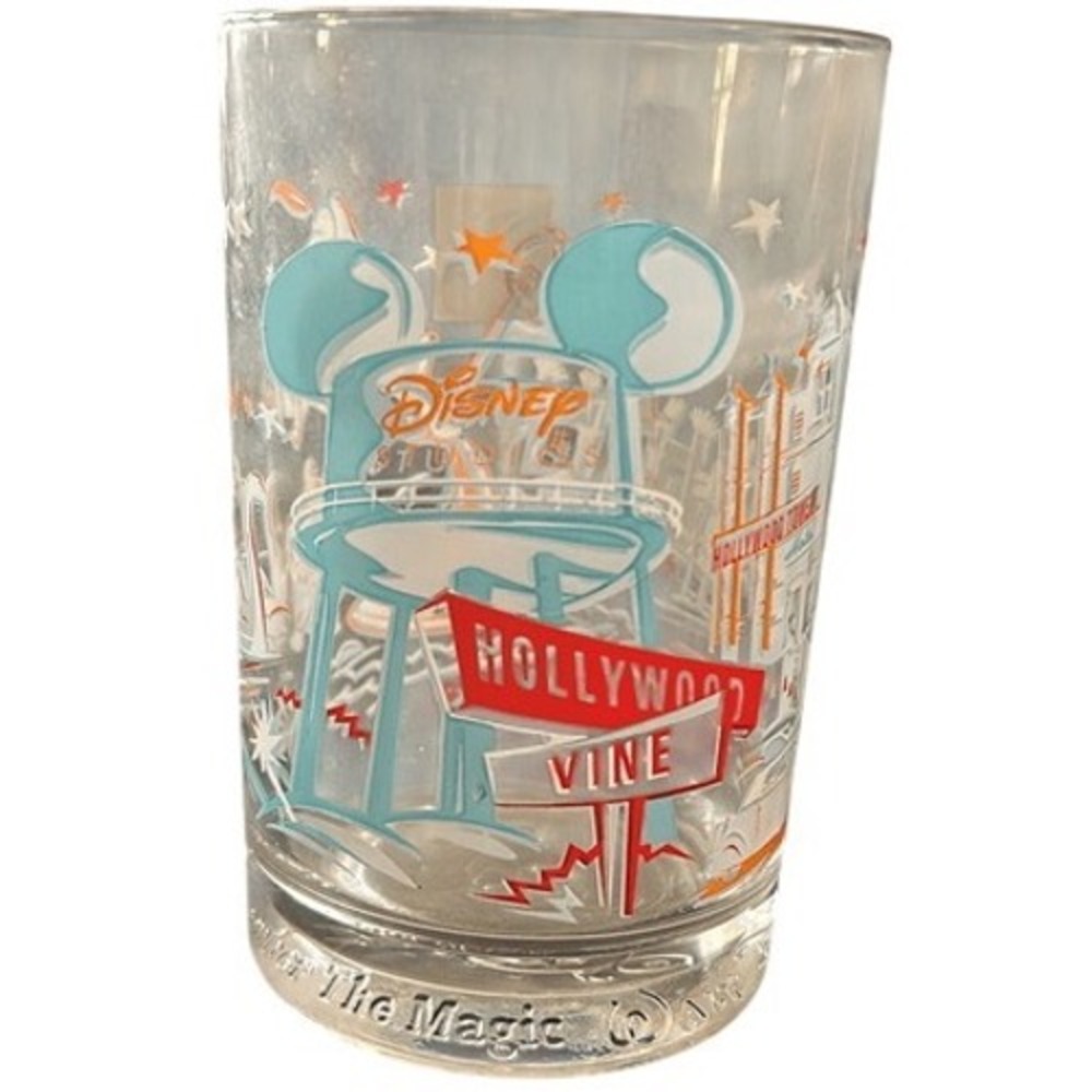 Vintage McDonalds Disney World 25th Anniversary Glass Hollywood Studios‎ 1996